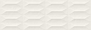 MARAZZI COLORPLAY obklad 30x90cm, štruktúra cabochon 3D, mat, white