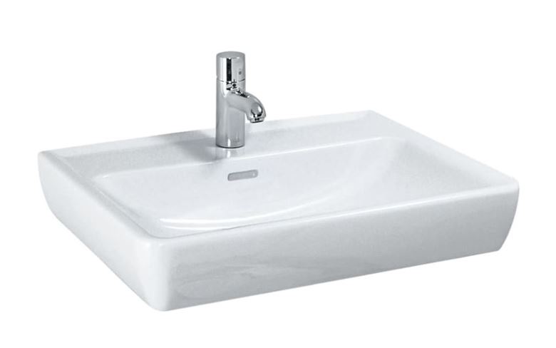 LAUFEN PRO A umývadlo 60 cm, s otvorom pre batériu a prepadom H8189520001041 Obrázek - Hlavní obrázek