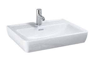 LAUFEN PRO A umývadlo 60 cm, s otvorom pre batériu a prepadom