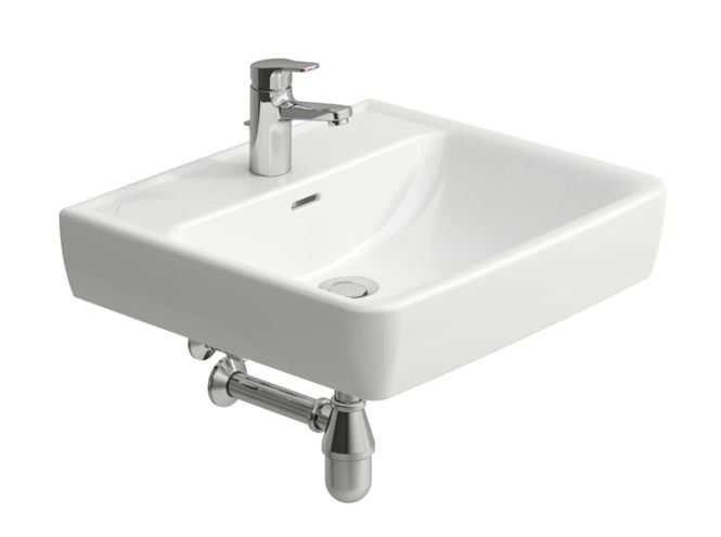 LAUFEN PRO A umývadlo 60 cm, s otvorom pre batériu a prepadom H8189520001041 Obrázek - fotka
