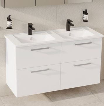 VITRA ROOT SQUARE umývadlová stojanková batéria, matná čierna A4273236EXP Obrázek - fotka