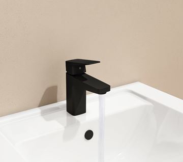 VITRA ROOT SQUARE umývadlová stojanková batéria, matná čierna A4273236EXP Obrázek - fotka