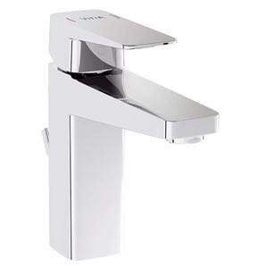 VITRA ROOT SQUARE umývadlová stojanková batéria, s odtokovou súpravou, chróm