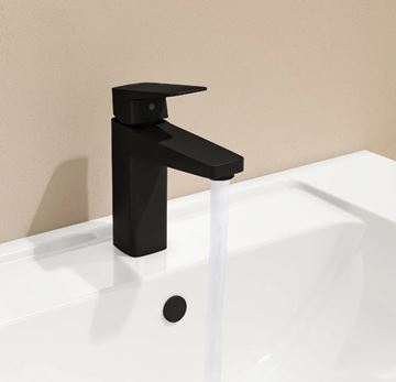 VITRA ROOT SQUARE umývadlová stojanková batéria, matná čierna A4273136EXP Obrázek - fotka
