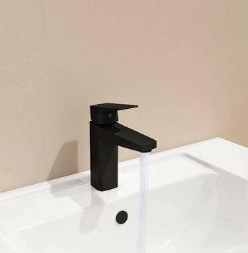 VITRA ROOT SQUARE umývadlová stojanková batéria, BluEco, matná čierna A4273136ENG Obrázek - fotka