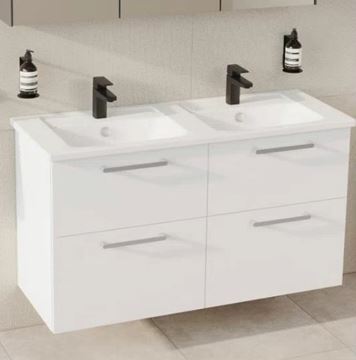 VITRA ROOT SQUARE umývadlová stojanková batéria, BluEco, matná čierna A4273236ENG Obrázek - fotka