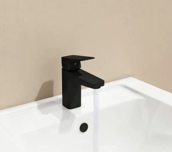 VITRA ROOT SQUARE umývadlová stojanková batéria, BluEco, matná čierna A4273236ENG Obrázek - fotka