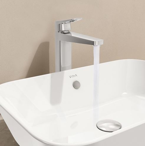 VITRA ROOT SQUARE umývadlová stojanková batéria, BluEco, chróm A42733ENG Obrázek - fotka