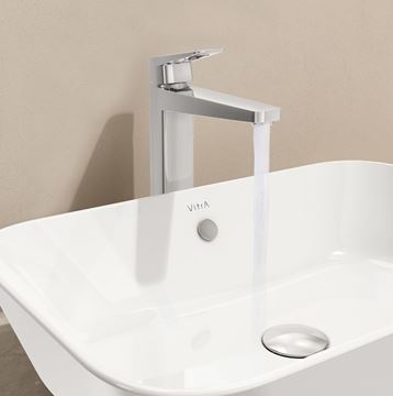 VITRA ROOT SQUARE umývadlová stojanková batéria, BluEco, chróm A42733ENG Obrázek - fotka
