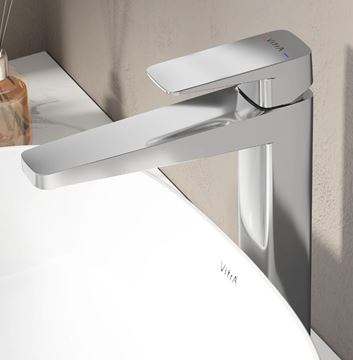 VITRA ROOT SQUARE umývadlová stojanková batéria, BluEco, chróm A42733ENG Obrázek - fotka