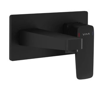 VITRA ROOT SQUARE umývadlová podomietková batéria, matná čierna