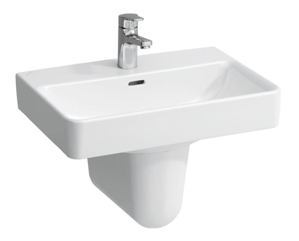 LAUFEN PRO S umývadlo 60 cm, s otvorom pre batériu a prepadom H8189590001041 Obrázek - fotka