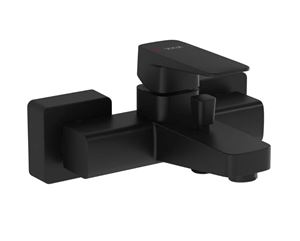 VITRA ROOT SQUARE vaňová nástenná batéria, s prepínačom, matná čierna
