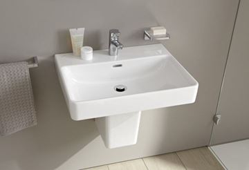 LAUFEN PRO S umývadlo 55 cm, s otvorom pre batériu a prepadom H8109620001041 Obrázek - fotka