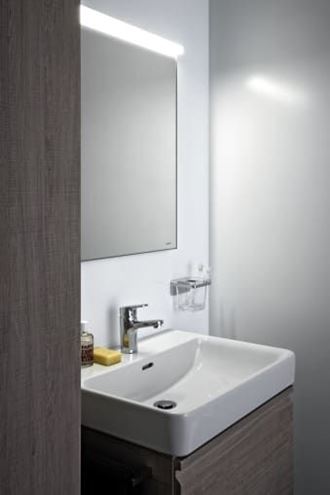 LAUFEN PRO S umývadlo 55 cm, s otvorom pre batériu a prepadom H8109620001041 Obrázek - fotka