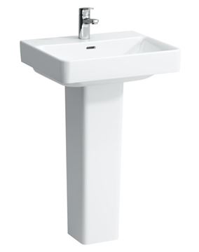 LAUFEN PRO S umývadlo 55 cm, s otvorom pre batériu a prepadom H8109620001041 Obrázek - fotka