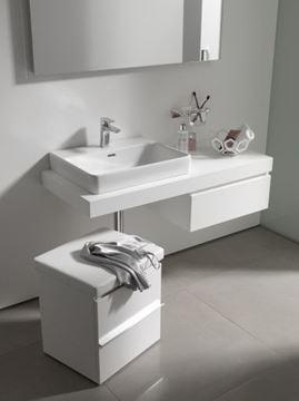 LAUFEN PRO S umývadlo 55 cm, s otvorom pre batériu a prepadom, LCC H8169624001041 Obrázek - fotka