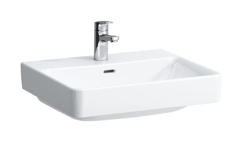 LAUFEN PRO S umývadlo 55 cm, s otvorom pre batériu a prepadom, LCC H8169624001041 Obrázek - Hlavní obrázek