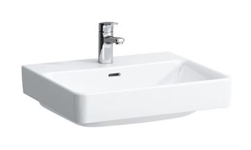 LAUFEN PRO S umývadlo 55 cm, s otvorom pre batériu a prepadom