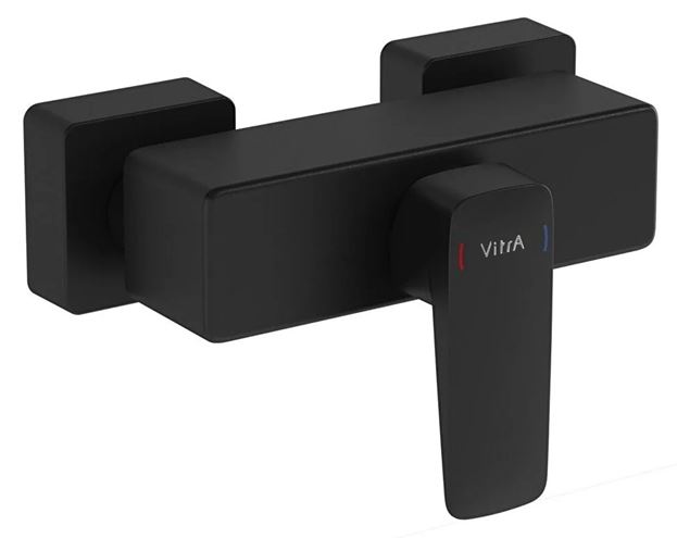 VITRA ROOT SQUARE sprchová nástenná batéria, matná čierna A4276136EXP Obrázek - Hlavní obrázek