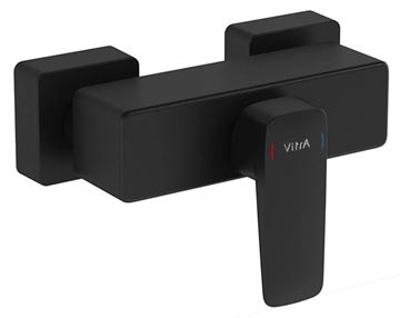 VITRA ROOT SQUARE sprchová nástenná batéria, matná čierna