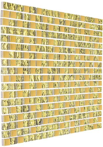 DUNIN GLASS MIX mozaika 30x30(1,5x1,5)cm, lesk, gold mix DD1 GOLD MIX 15 Obrázek - fotka