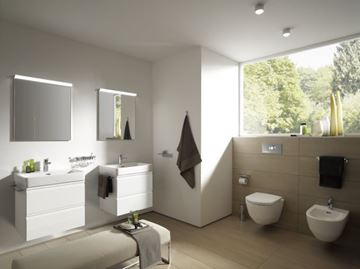 LAUFEN PRO S umývadlo 65 cm, s otvorom pre batériu a prepadom, LCC H8109644001041 Obrázek - fotka