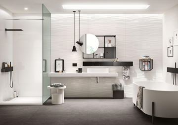 MARAZZI ESSENZIALE obklad 40x120cm, veľkoformátový, lux, biela MMFK Obrázek - fotka