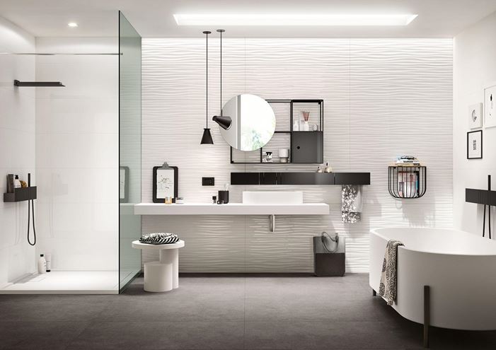 MARAZZI ESSENZIALE obklad 40x120cm, veľkoformátový, lux, biela MMFK Obrázek - fotka