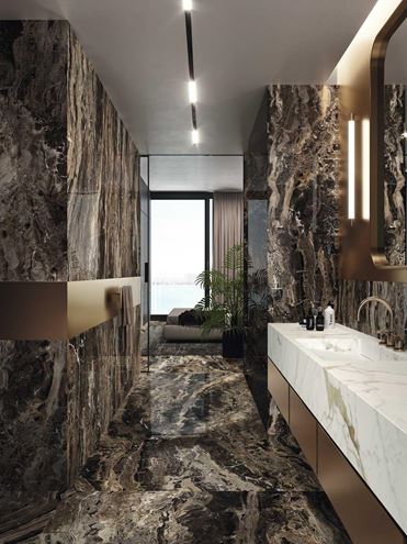 MARAZZI GRANDE MARBLE LOOK dlažba 120x278cm, veľkoformátová, lesk, frappuccino M71E Obrázek - fotka