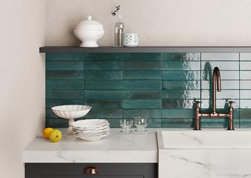 MARAZZI LUME dlažba 6x24 cm, lesk, blue M6RR Obrázek - fotka