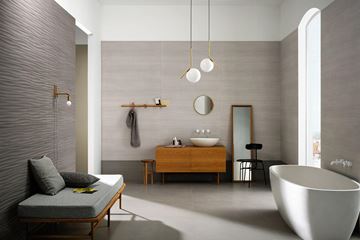 MARAZZI MATERIKA obklad 40x120cm, wave, veľkoformátový, antracite MMFY Obrázek - fotka