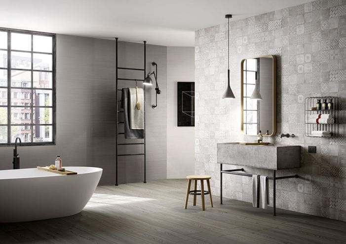 MARAZZI MATERIKA obklad 40x120 cm, mat reliéf 3D, antracite MMN9 Obrázek - fotka