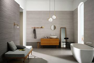 MARAZZI MATERIKA obklad 40x120 cm, mat reliéf 3D, fango MMFX Obrázek - fotka