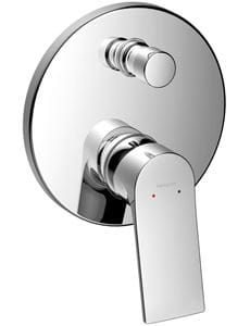 HANSGROHE ZEBRIS E vaňová podomietková batéria, s prepínačom, chróm