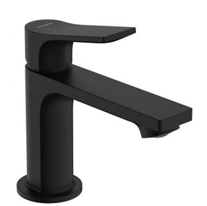 HANSGROHE ZEBRIS E umývadlová stojanková batéria, s odtokovou súpravou, CoolStart, EcoSmart, matná čierna