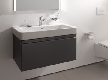 LAUFEN PRO S umývadlo 85 cm, s otvorom pre batériu a prepadom H8139650001041 Obrázek - fotka
