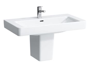 LAUFEN PRO S umývadlo 85 cm, s otvorom pre batériu a prepadom H8139650001041 Obrázek - fotka