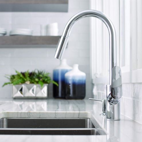 HANSGROHE FOCUS M41 drezová batéria, s vyťahovacou sprškou, chróm 31815000 Obrázek - fotka