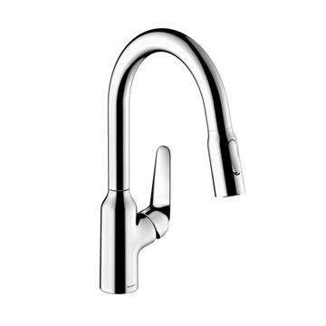 HANSGROHE FOCUS M42 drezová batéria, s vyťahovacou sprškou, chróm