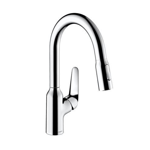 HANSGROHE FOCUS M42 drezová batéria, s vyťahovacou sprškou, chróm 71801000 Obrázek - Hlavní obrázek