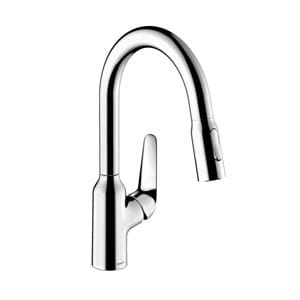 HANSGROHE FOCUS M42 drezová batéria, s vyťahovacou sprškou, chróm