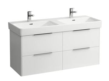 LAUFEN PRO S dvojumývadlo 120 cm, s 2 otvormi pre batérie a prepadom H8149660001041 Obrázek - fotka