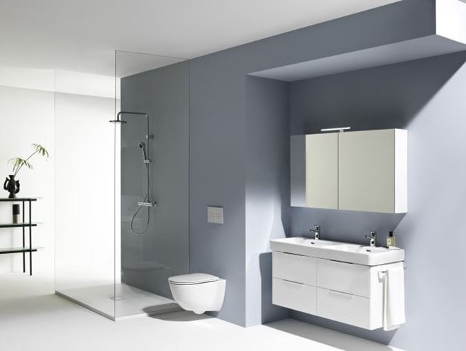 LAUFEN PRO S dvojumývadlo 120 cm, s 2 otvormi pre batérie a prepadom H8149660001041 Obrázek - fotka