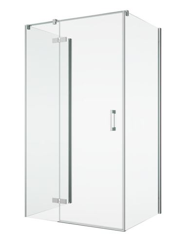 RONAL PUR PUDT3P bočná stena 700x2000mm s vyrovnávacím profilom, chróm/číre sklo Aquaperle PUDT3P 070 10 07 Obrázek - Hlavní obrázek