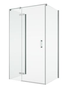 RONAL PUR PUDT3P bočná stena 700x2000mm s vyrovnávacím profilom, chróm/číre sklo Aquaperle