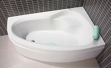 TEIKO DORADO 160 P rohová vaňa 160x95 cm, s nožičkami, akrylát V110160R04T10001 Obrázek - fotka