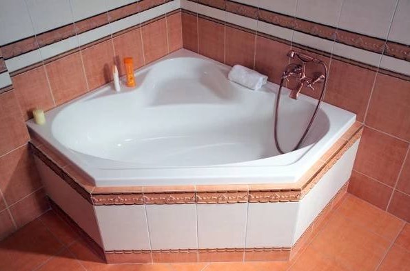 TEIKO KRÉTA rohová vaňa 140x140 cm, s nožičkami, akrylát V111140N04T02001 Obrázek - fotka