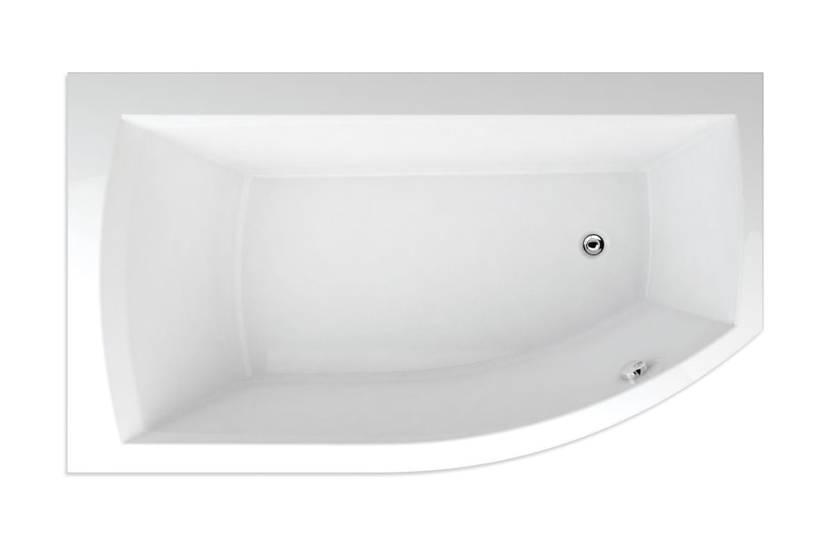 TEIKO THERA NEW 160 L rohová vaňa 160x98 cm, s nožičkami, akrylát