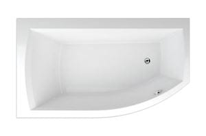 TEIKO THERA NEW 160 L rohová vaňa 160x98 cm, s nožičkami, akrylát
